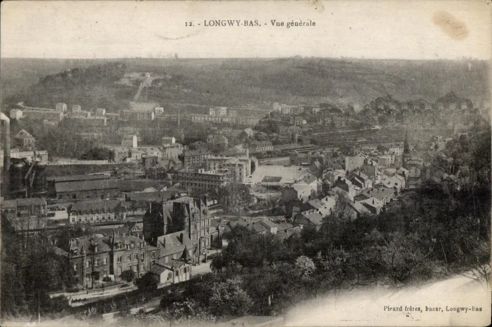 Longwy-Bas — Vista geral — Pirard frères, bazar, Longwy-Bas - Frente