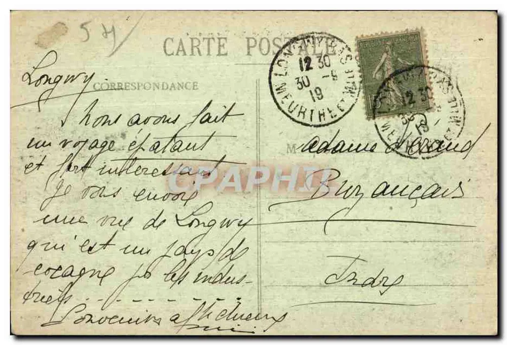 Longwy-Bas — Vista geral — Pirard frères, bazar, Longwy-Bas - Verso