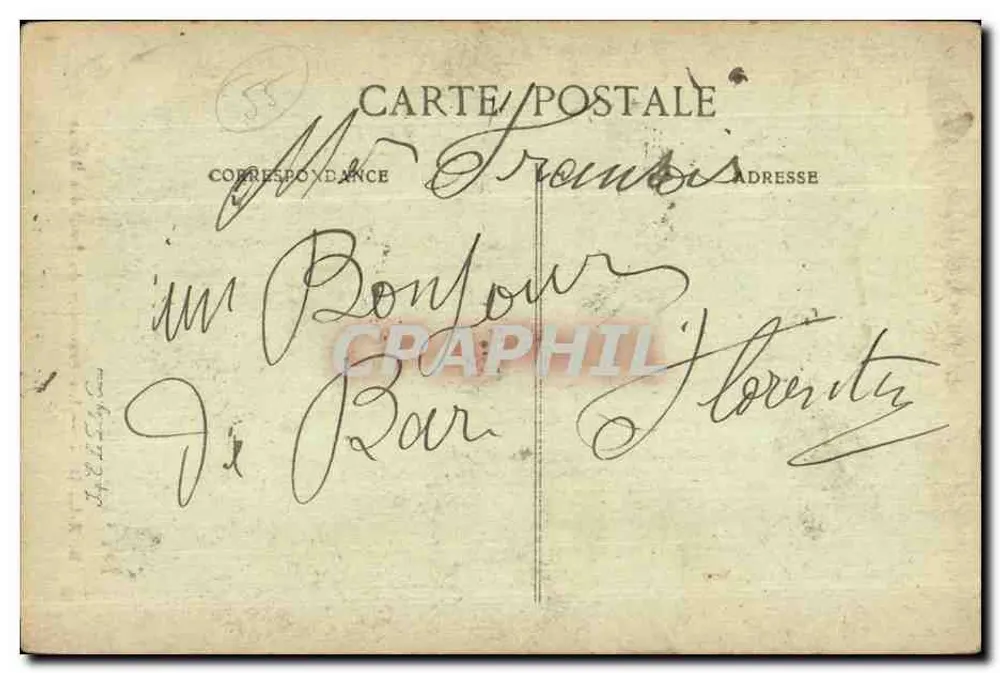 Bar-le-Duc — As Pontes do Canal das Fábricas — Ed. 'La Givette' - Verso