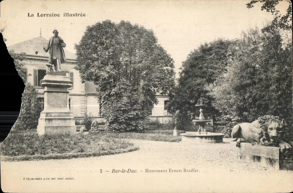 Bar-le-Duc — Monumento a Ernest Bradfer — A Lorena Ilustrada - Frente