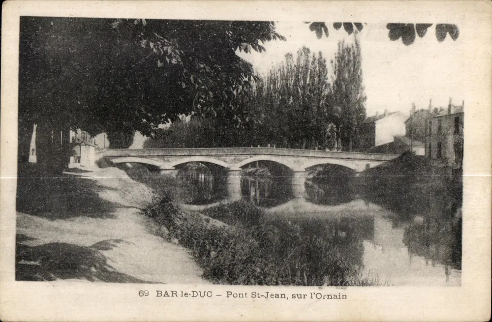 Bar-le-Duc — Brücke Saint-Jean über den Ornain — anonymer Verlag, n° 69 - Vorderseite