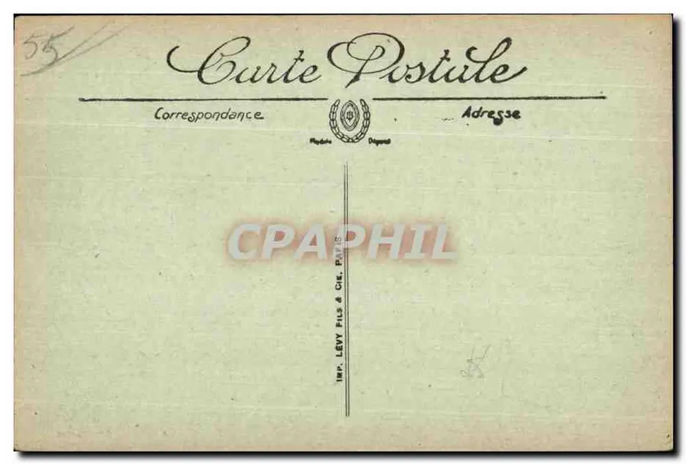 Bar-le-Duc — Grecki temple w Parku — Édit. Cochet - Rewers