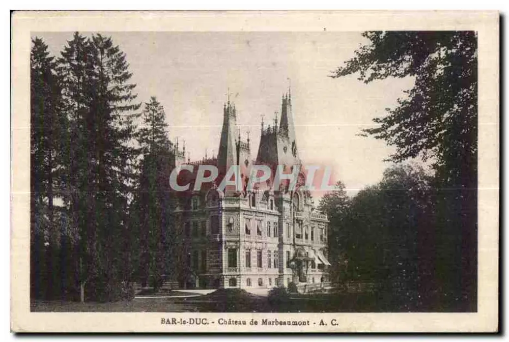 Bar-le-Duc - Château de Marbeaumont - A. C. - Frente