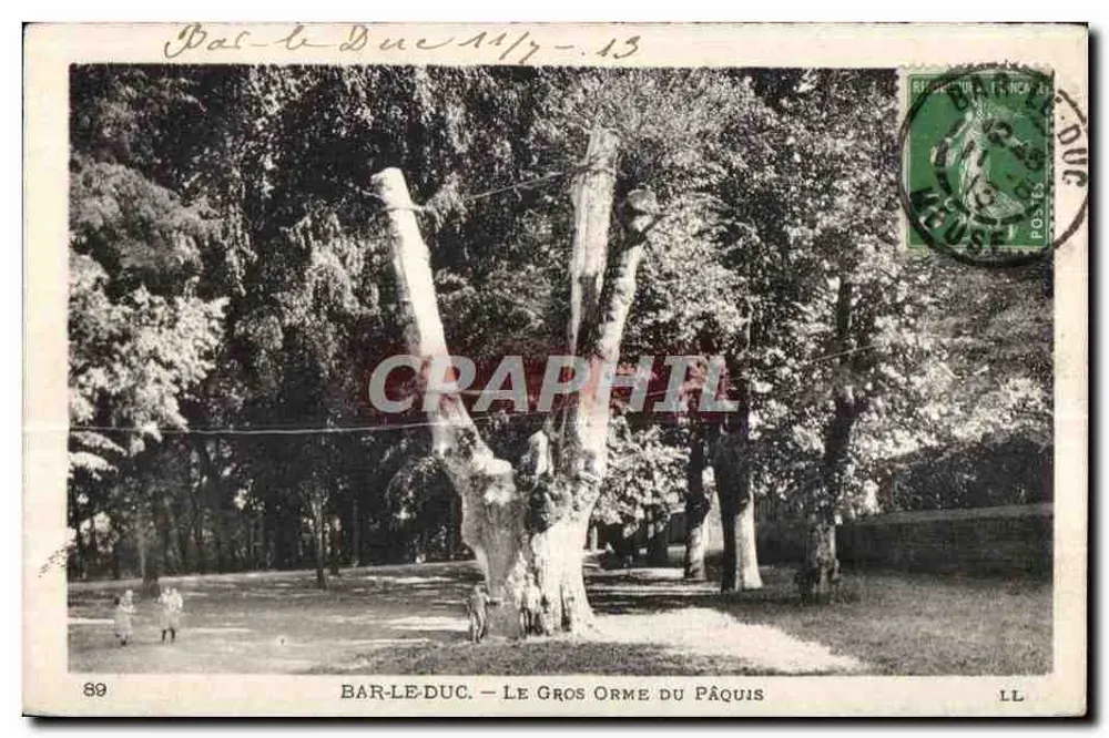 Bar-le-Duc — A Grande Carvalha do Pâquis — editor LL n°89 - Frente