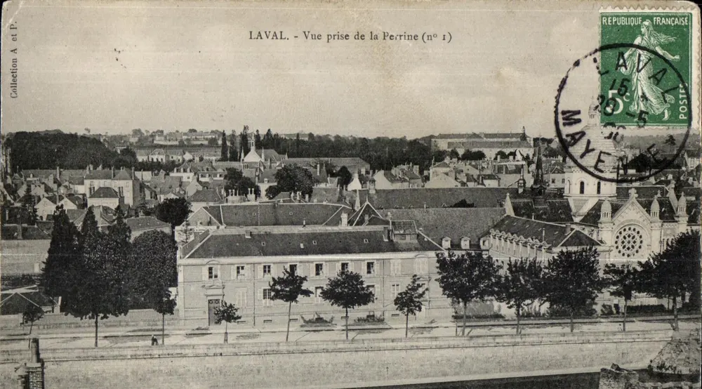 A Valle - Vista tirada da Perrine (n° 1) — Coleção A e P. - Frente