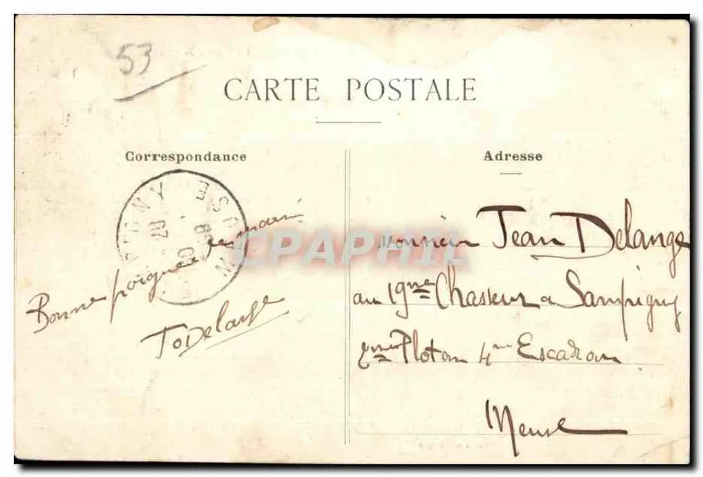 Laval — El Viejo Puente y el Castillo — Editor no visible - Reverso