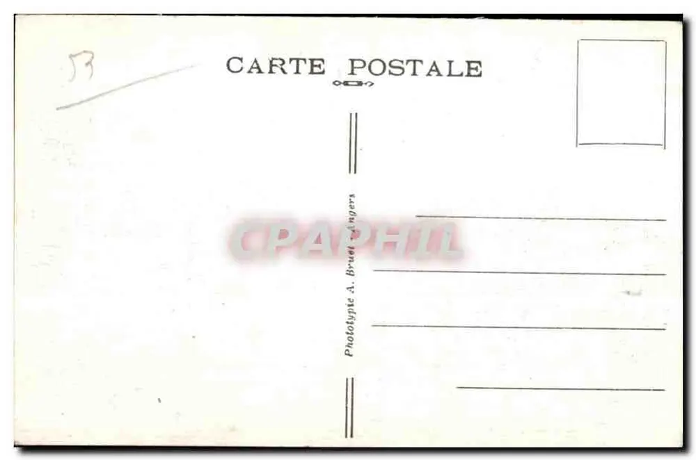La Mayenne e o Donjon — LaVAL (Mayenne) — A. B. - Verso