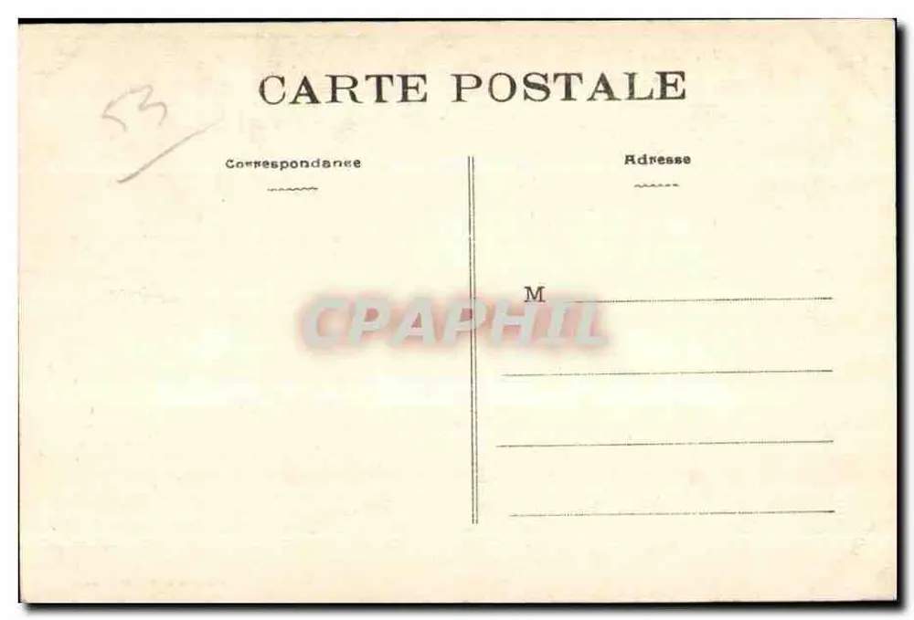 Laval - Porta Beucheresse e Catedral — Fototipia VASSELLIER, Nantes - Verso