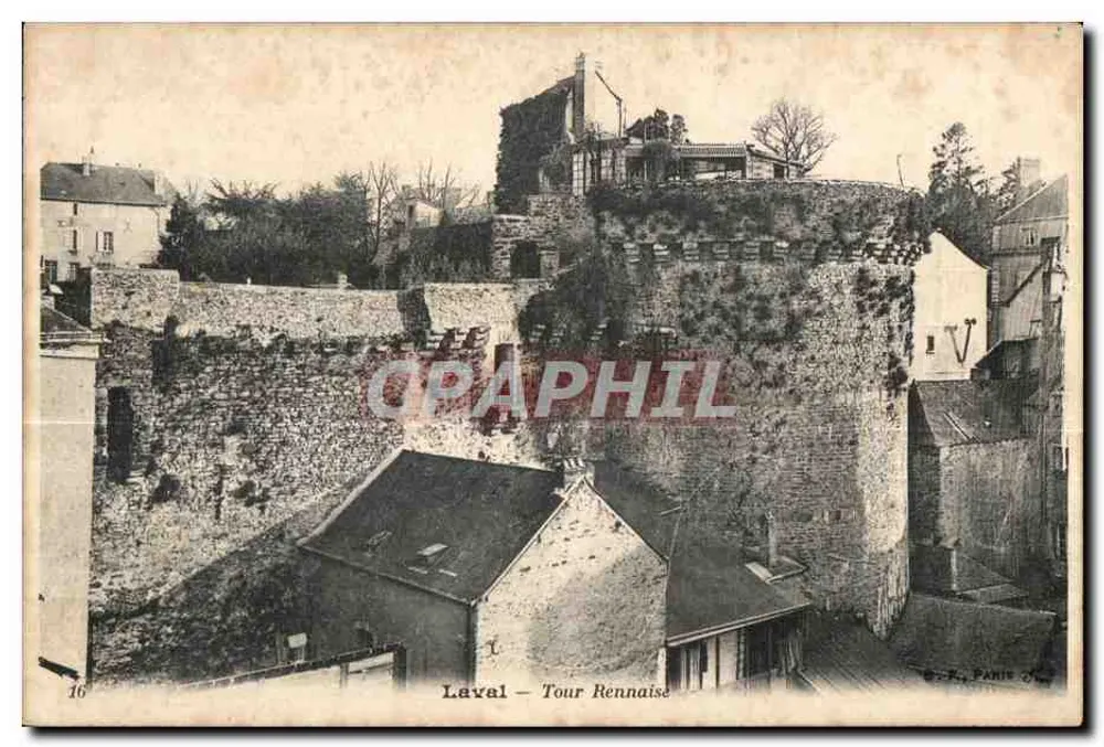 Laval — Torre Rennaise — G. R. Paris - Frente