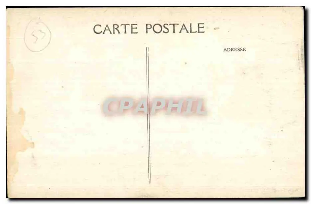 Laval — Ansicht der Ufer, der alten Brücke und des Schlosses — A. Lamiré Verlag, Rennes - Rückseite