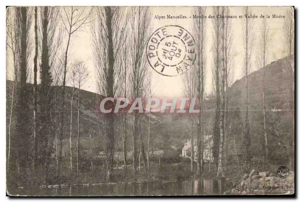 Alpes Mancelles - Moulin des Chameaux und Tal der Misère — Verlag: Villalpando A. Paris - Vorderseite