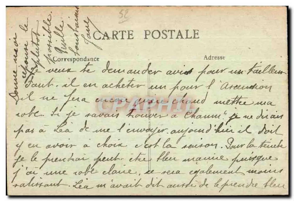 Chaumont - Promenade du Boulingrin — Edition Romanens, Nr. 10 - Rückseite