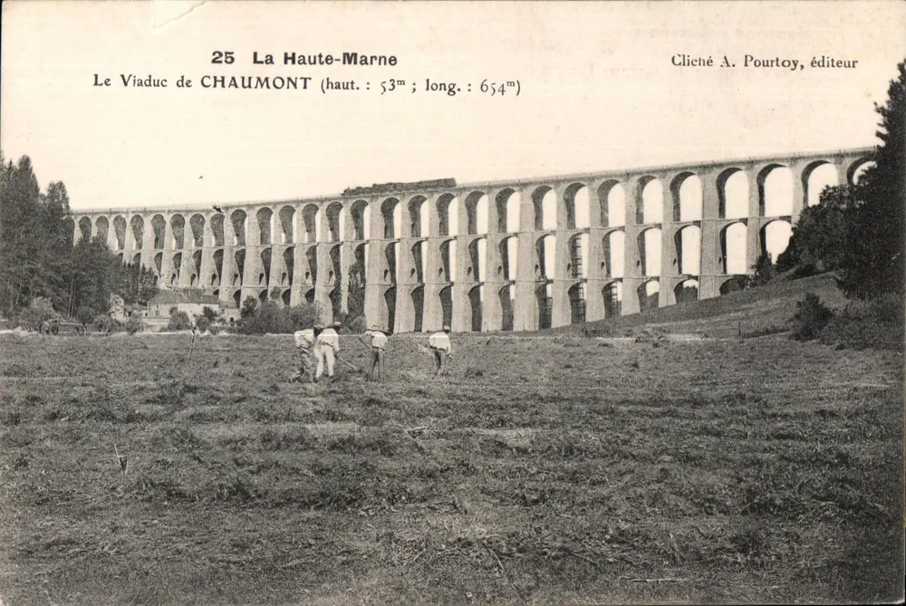 Le Viaduc de Chaumont — éditeur A. Pourtoy, n°25 - Vorderseite