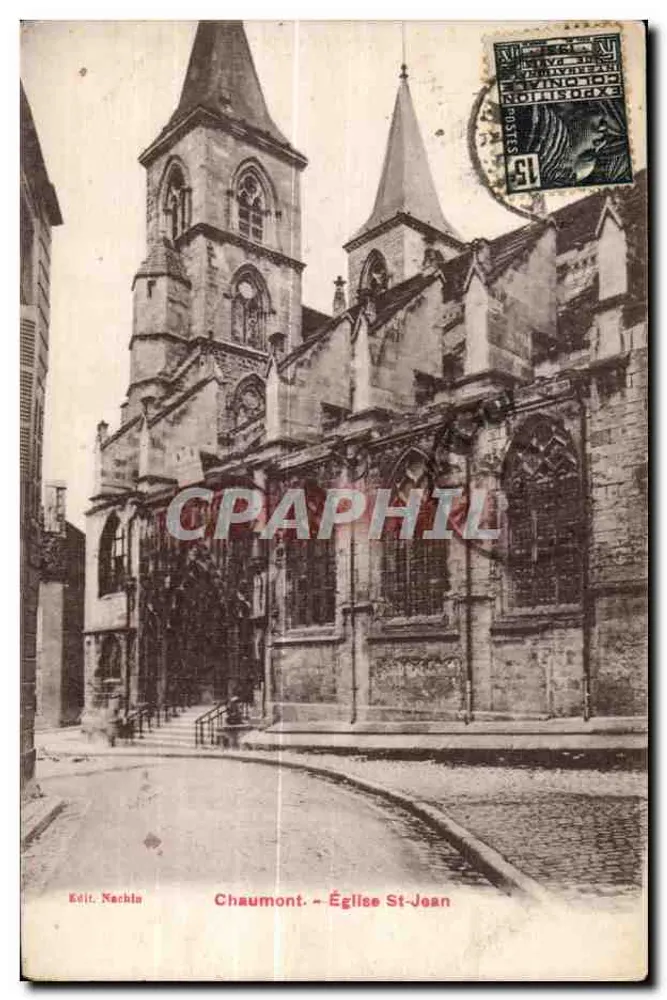 Chaumont — Kerk van Sint-Jan — Edit. Nachlin - Voorkant