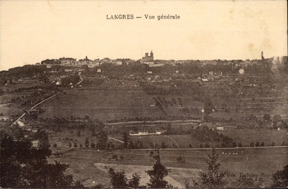 Langres — Vista geral — Editor Léon Toulouze-Hegot - Frente