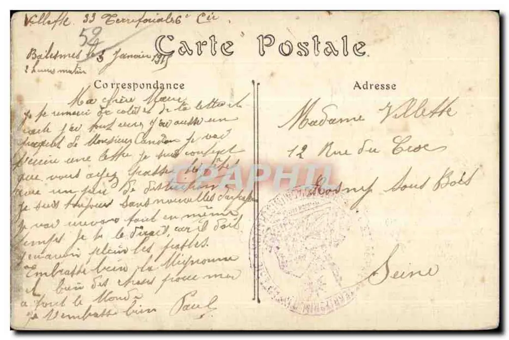 Langres — Vista tirada das Fourches — ND. Fot. n°75 - Verso