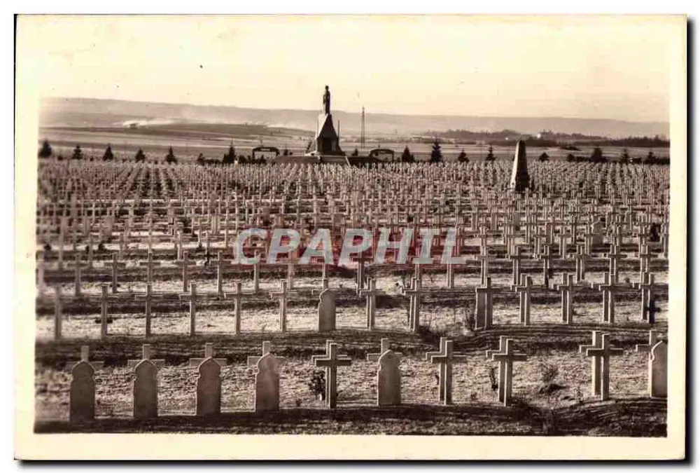 Sillery bei Reims — Französischer Militärfriedhof und Denkmäler für die Toten — Edit. Reims-Cathédrale - Vorderseite