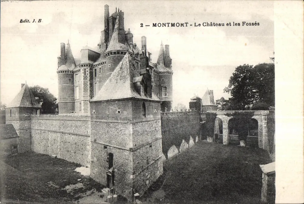 Montmort - Schloss und Gräben — Verlag J.B. Nr. 2 - Vorderseite