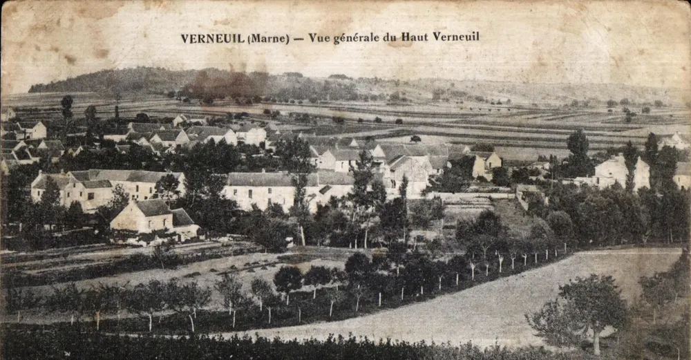 Verneuil (Marne) — Allgemeiner Blick auf das obere Verneuil - Vorderseite