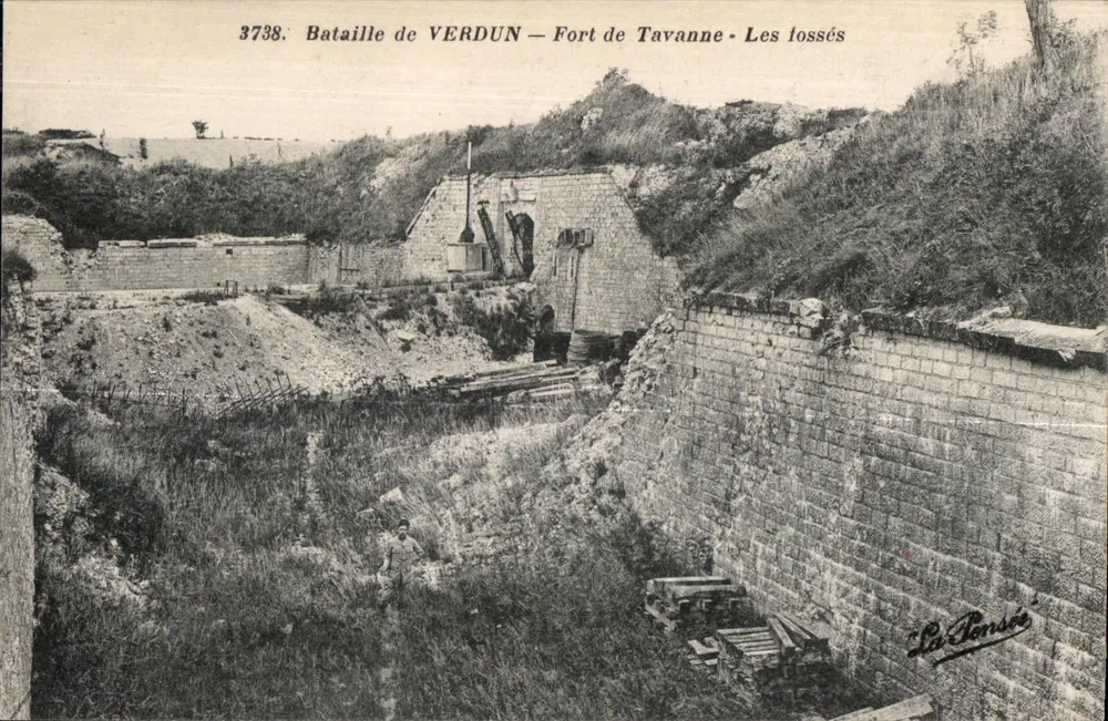 Schlacht von VERDUN — Fort de Tavanne - Les tossés — La Pensée - Vorderseite