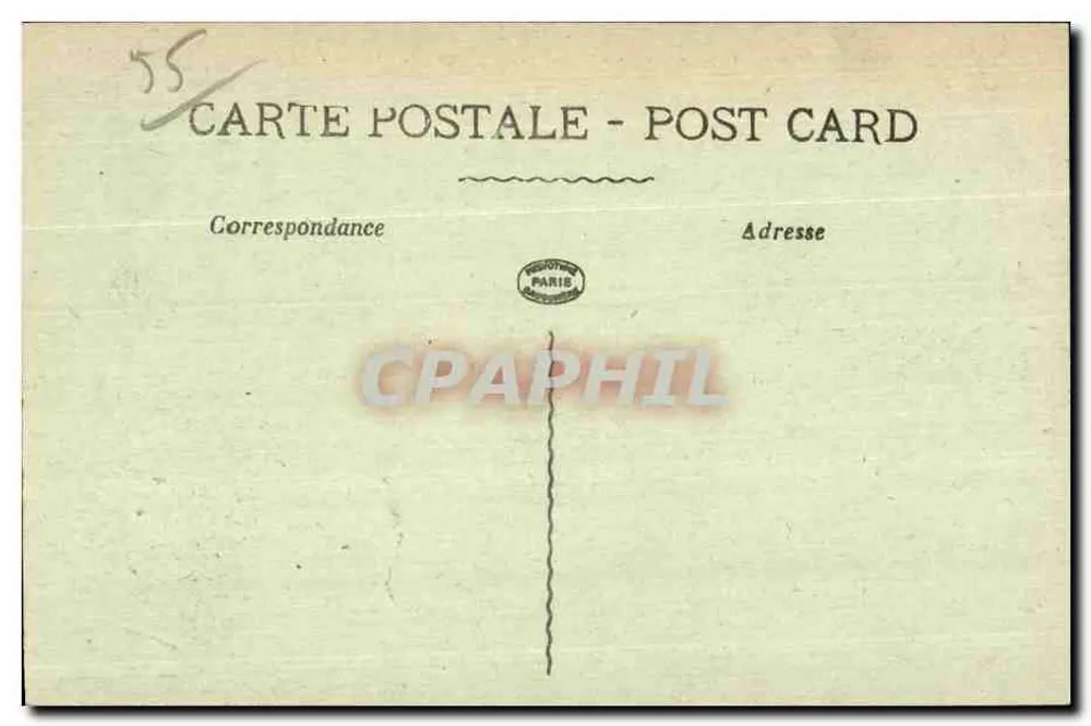 Schlacht von VERDUN — Fort de Tavanne - Les tossés — La Pensée - Rückseite