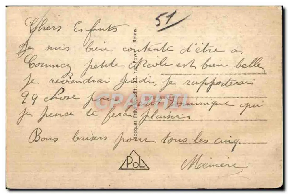 ओर्मिसी (मार्न) — महानगर कार्यालय — कलेक्शन पास्कल - पीछे