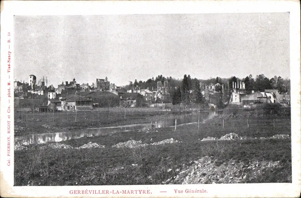 Gerbéviller-la-Martyre — Allgemeiner Blick — Col. Pierron, Ricot et Cie, D. 49 - Vorderseite