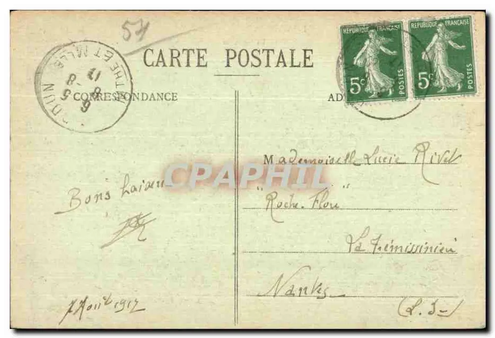 Pittoreskes Liverdun — La Garenne — Verleger La Garenne - Rückseite