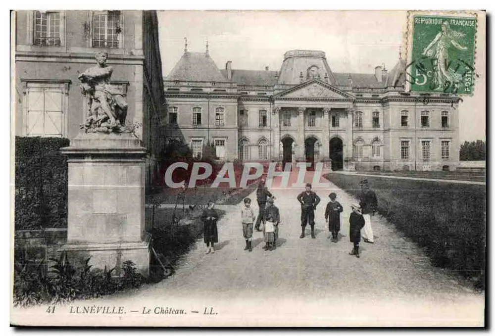 Lunéville — Das Schloss — LL. - Vorderseite