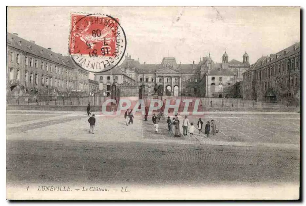 Lunéville — Das Schloss — LL. - Vorderseite