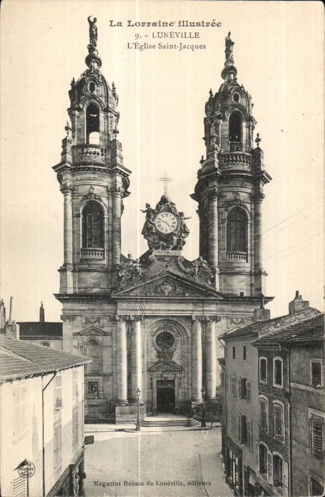 Lunéville - A Igreja de São Jacó — La Lorraine illustrée, n°9 - Frente