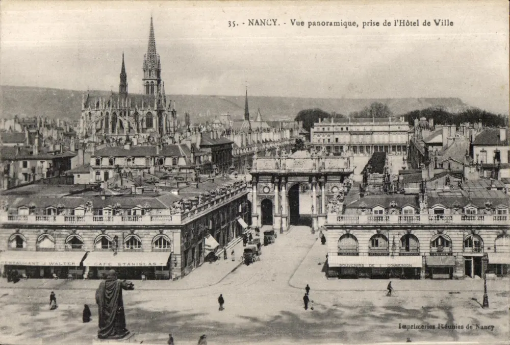 NANCY - Panoramablick, aufgenommen vom Rathaus — Les imprimeries Réunies de Nancy, Nr. 35 - Vorderseite