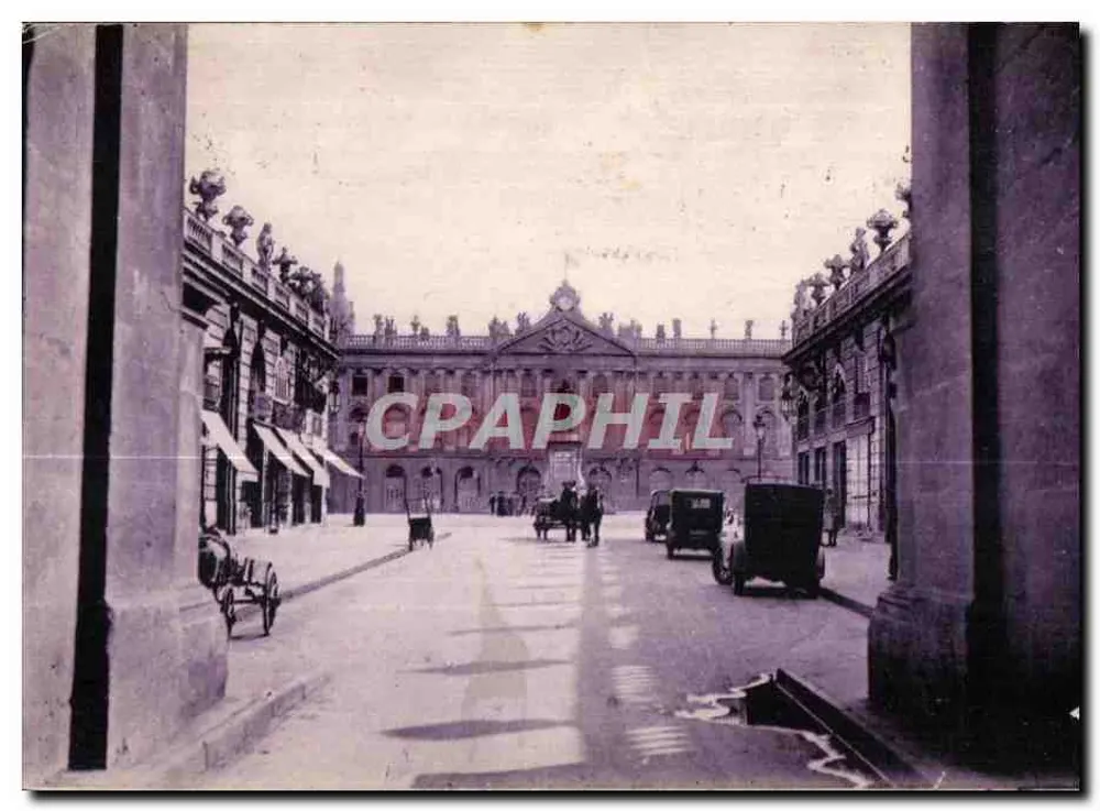 Nancy - Die Stadt der goldenen Tore — Ansicht vom Triumphbogen — unbekannter Verlag - Vorderseite