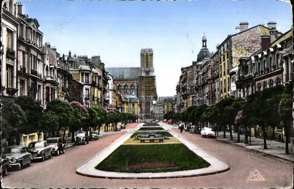 Reims — Cours J.-B.-Langlet — editor Jacques Fréville, n°45 - Frente
