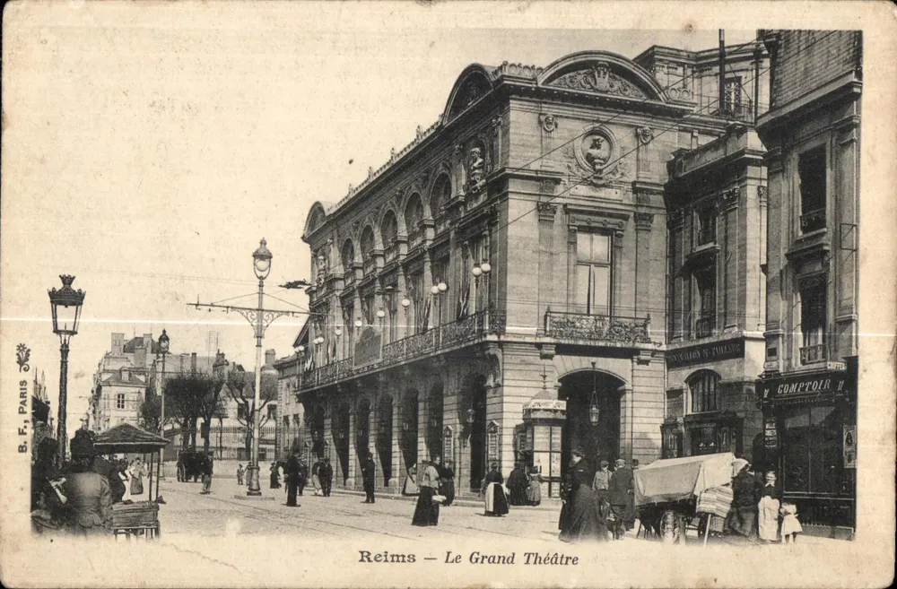Reims — O Grande Teatro — B. F. PARIS - Frente