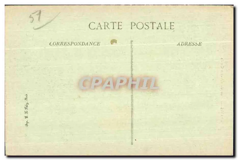 Reims — Rue de l'Avant-Garde — demolição de um edifício - Verso