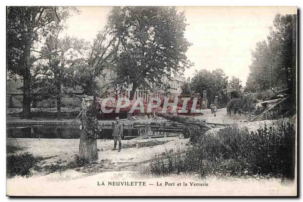 La Neuvillette — Der Hafen und die Glashütte - Vorderseite