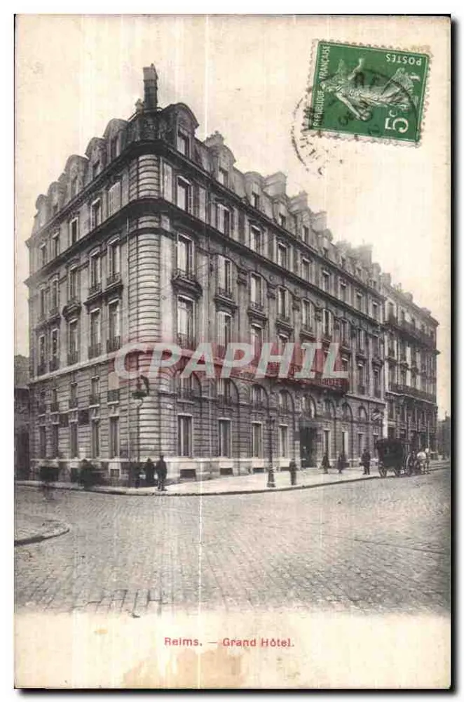 Reims — Grand Hôtel — editor Sini-Bromure, n°57 - Frente