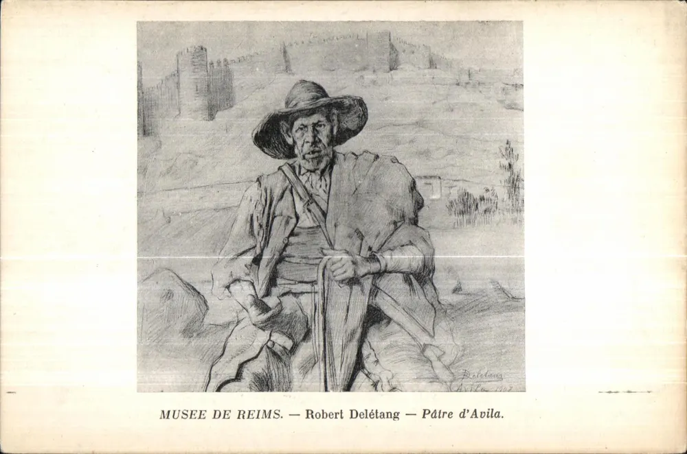Patriarca de Avila — Robert Delétang — Museu de Reims - Frente