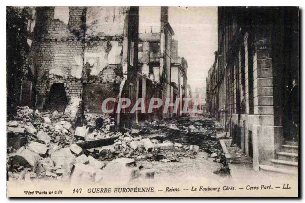 Reims — Le Faubourg Cérès — Ceres Part. — Vised Paris n°147 - Vorderseite