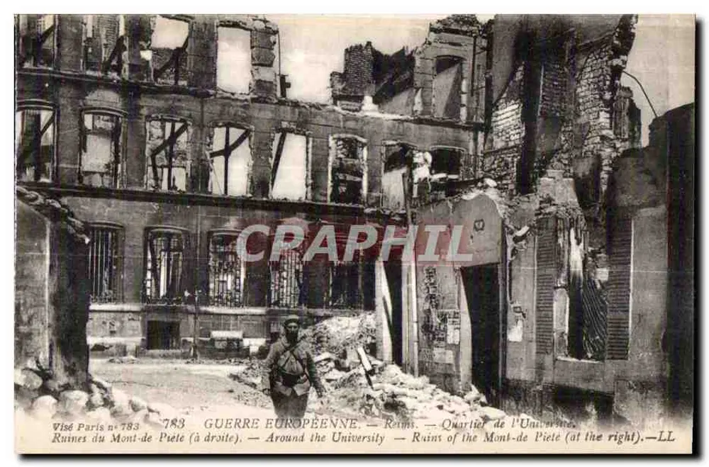 Ruinen des Mont-de-Piété — Reims — Universitätsviertel — Visé Paris n°783 - Vorderseite