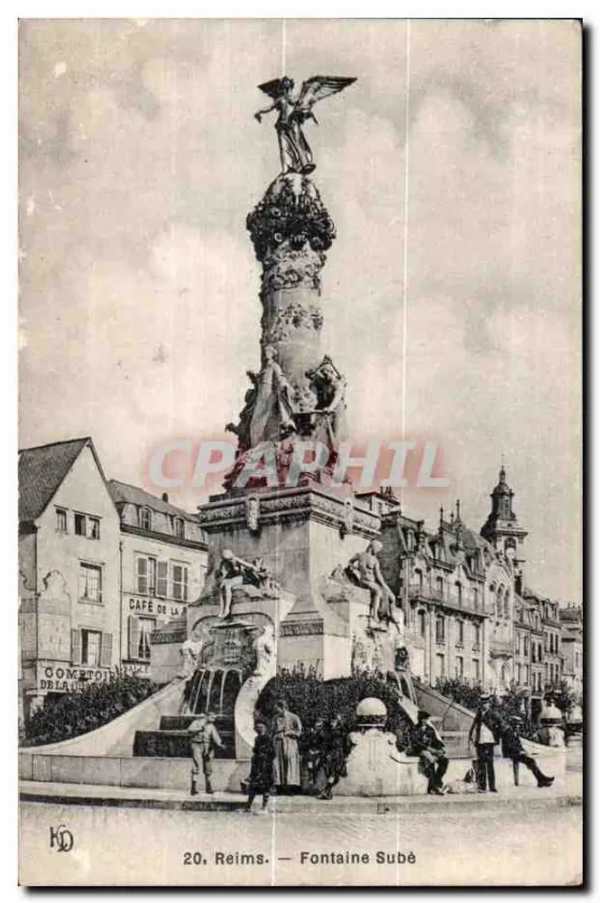 Reims — Fontaine Subé — n° 20 - Voorkant