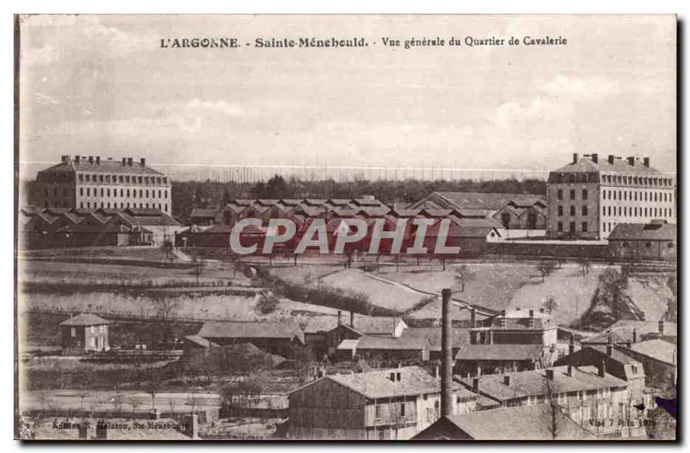 Sainte-Ménéhould - Allgemeiner Blick auf das Kavallerieviertel — Edition Dr. Holaton, Ste-Ménéhould - Vorderseite