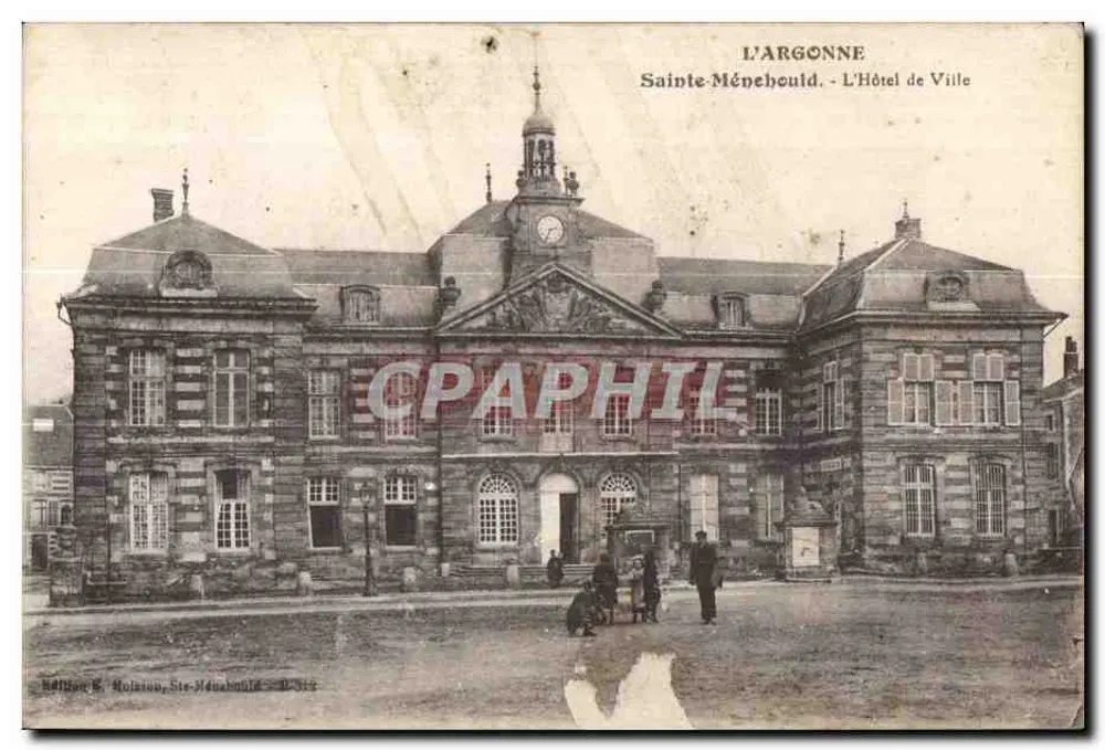 Sainte-Ménehould — Das Rathaus — Verlag Raffin & Molaison, n° 318 - Vorderseite