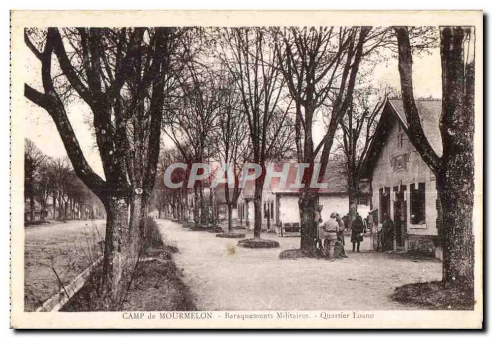 Camp de Mourmelon — Barracões Militares - Quartier Loano - Frente