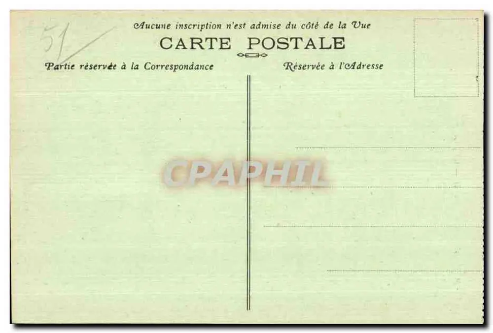 Mourmelon-le-Grand — A Igreja — Librairie Militaire Guérin - Verso