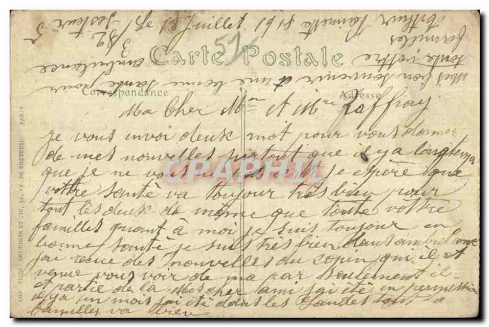 Chalons-sur-Marne — O Bairro Forgeot — editor ND JROT, n° 53 - Verso