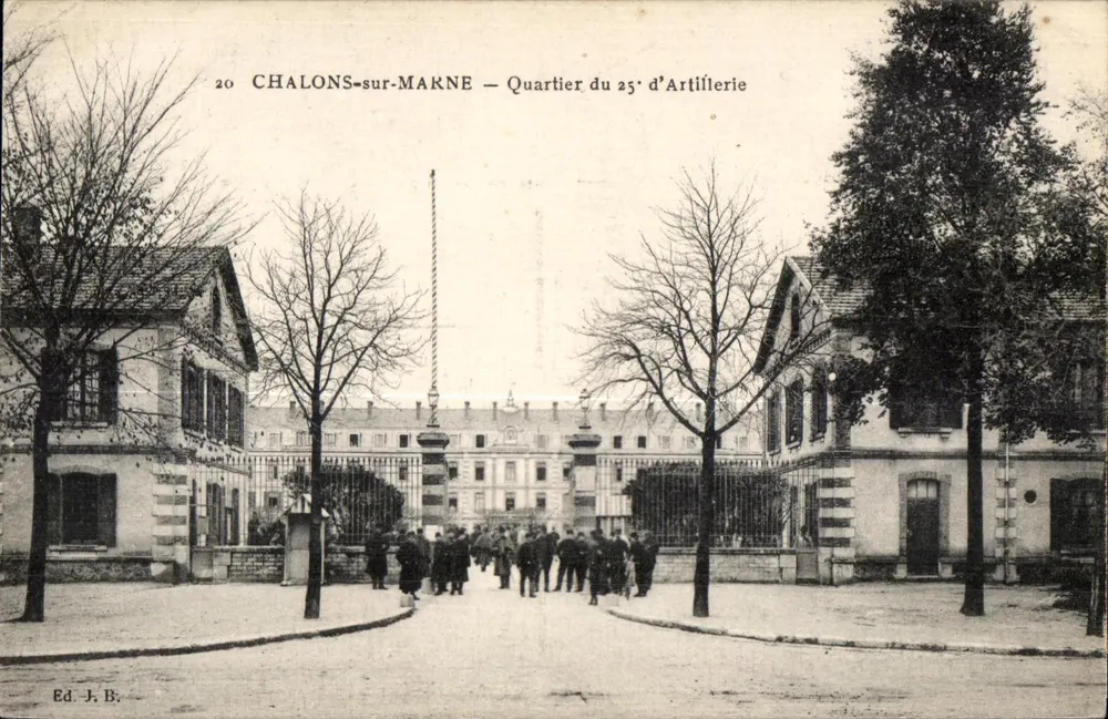 Chalons-sur-Marne — Viertel des 25. Artillerie-Regiments — Ed. J. B. - Vorderseite