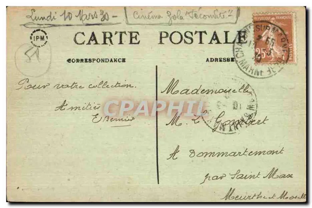 Militärgewölbe von CHALONS-sur-MARNE — Verlag Daubresse - Rückseite