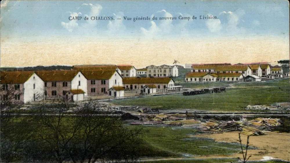 Camp de Chalons — Allgemeiner Blick auf das neue Divisionslager - Vorderseite